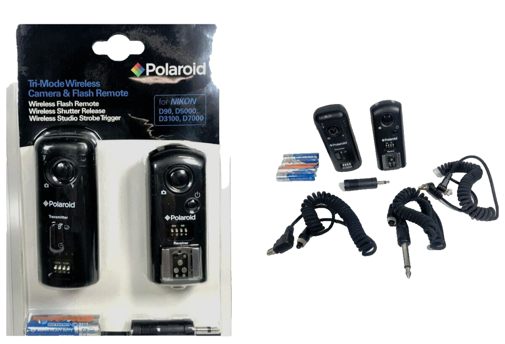 Polaroid Tri-Mode Wireless Camera & Flash Remote For Nikon D7000