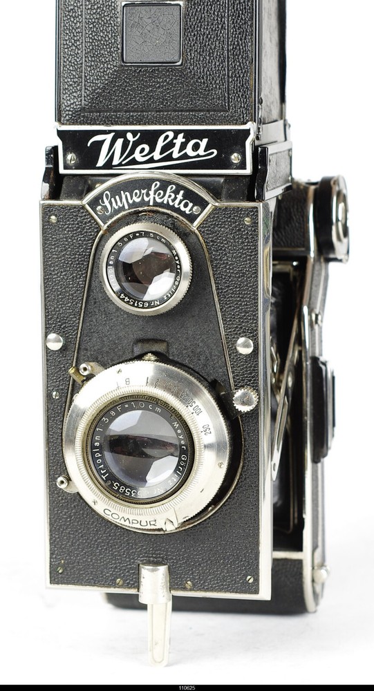 Welta Super Perfekta 6x9 TLR Medium Format Camera w/Triolplan 7.5cm Mint-