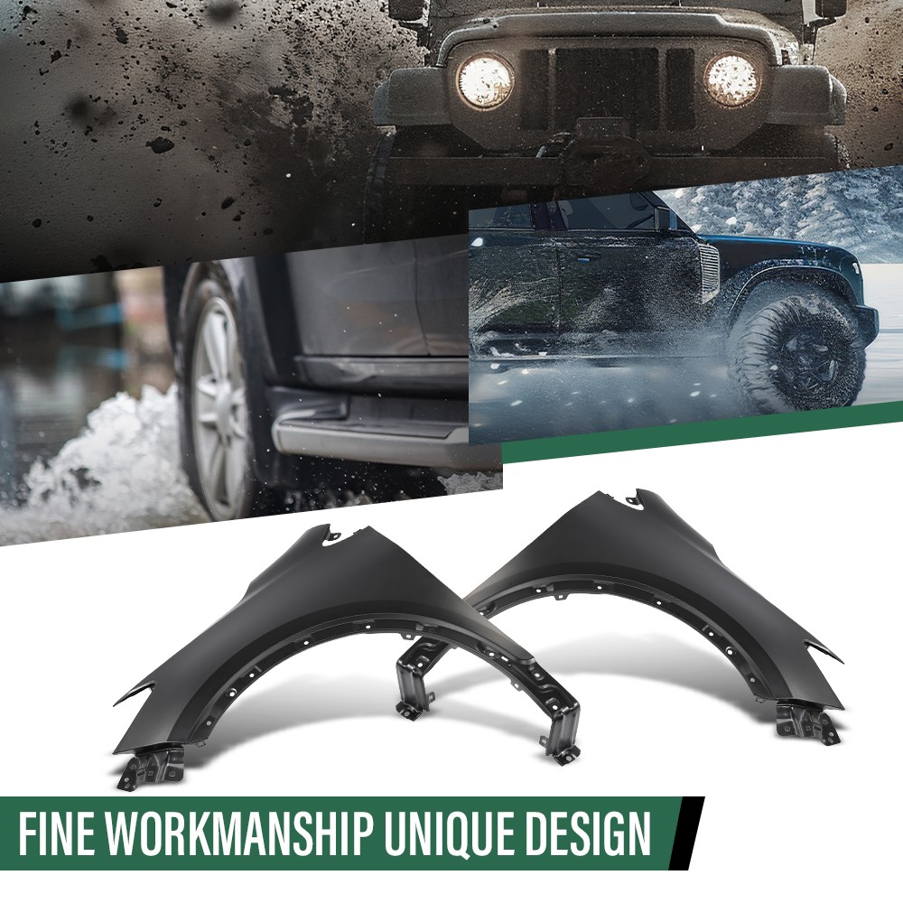 Fender Front Driver & Passenger Side Fit For 2013 2014 2015 2016 Buick Encore