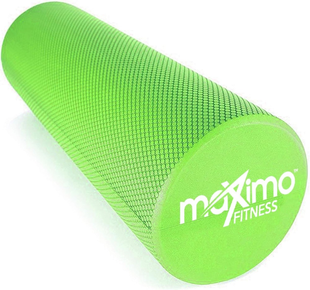 Green High Density Foam Roller for Trigger Point Therapy and Circulation Support