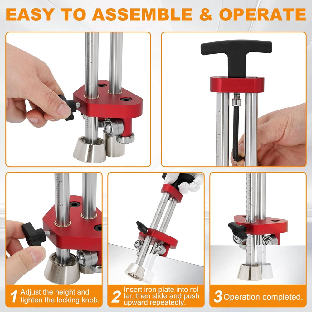 Single-Station Sheet Metal Roller Bender | 0-100° Angle, 5-75mm Depth