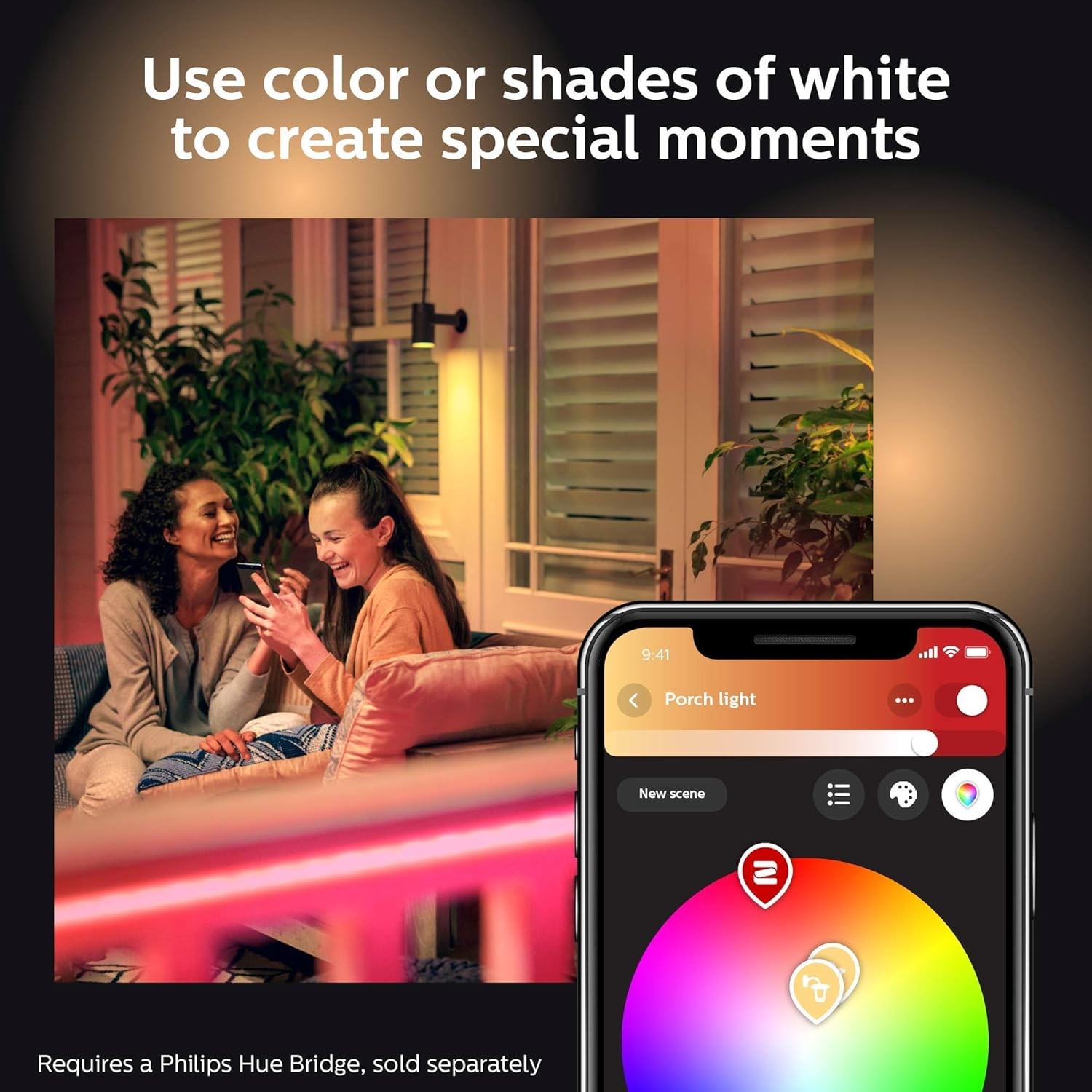 Philips Hue White & Color Ambiance 16 Ft Outdoor Shape Smart Light Strip