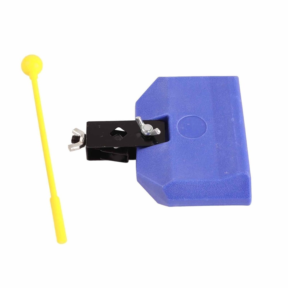 Blue Environmentally Friendly Plastic Percussion Instruments Block Latin Drum