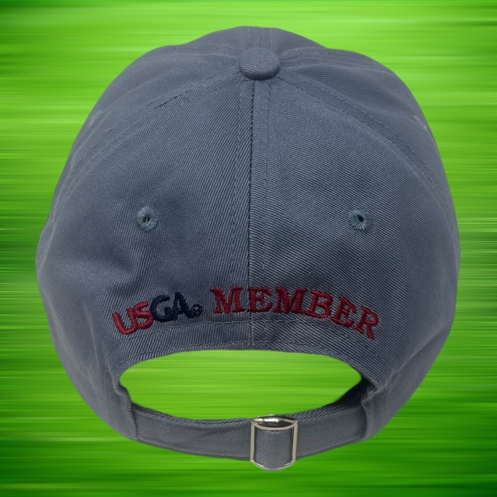 2010 US Open Pebble Beach Golf Hat USGA Adjustable Strapback Hat Blue