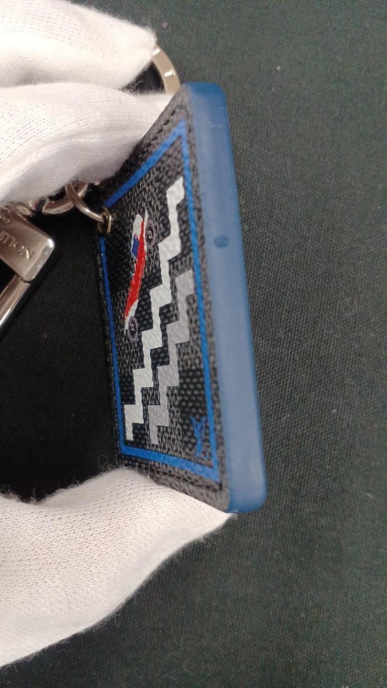Louis Vuitton Keyring Black Blue