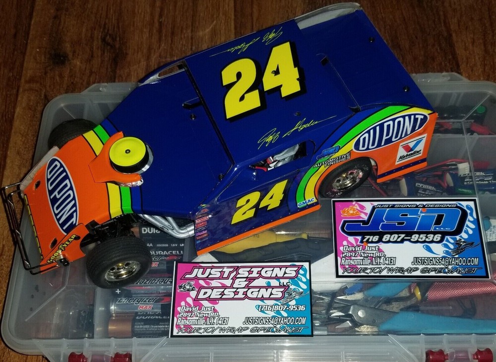 1RC MODIFIED 1RC605 WRAP THEME JEFF GORDON 1995 RAINBOW WARRIOR