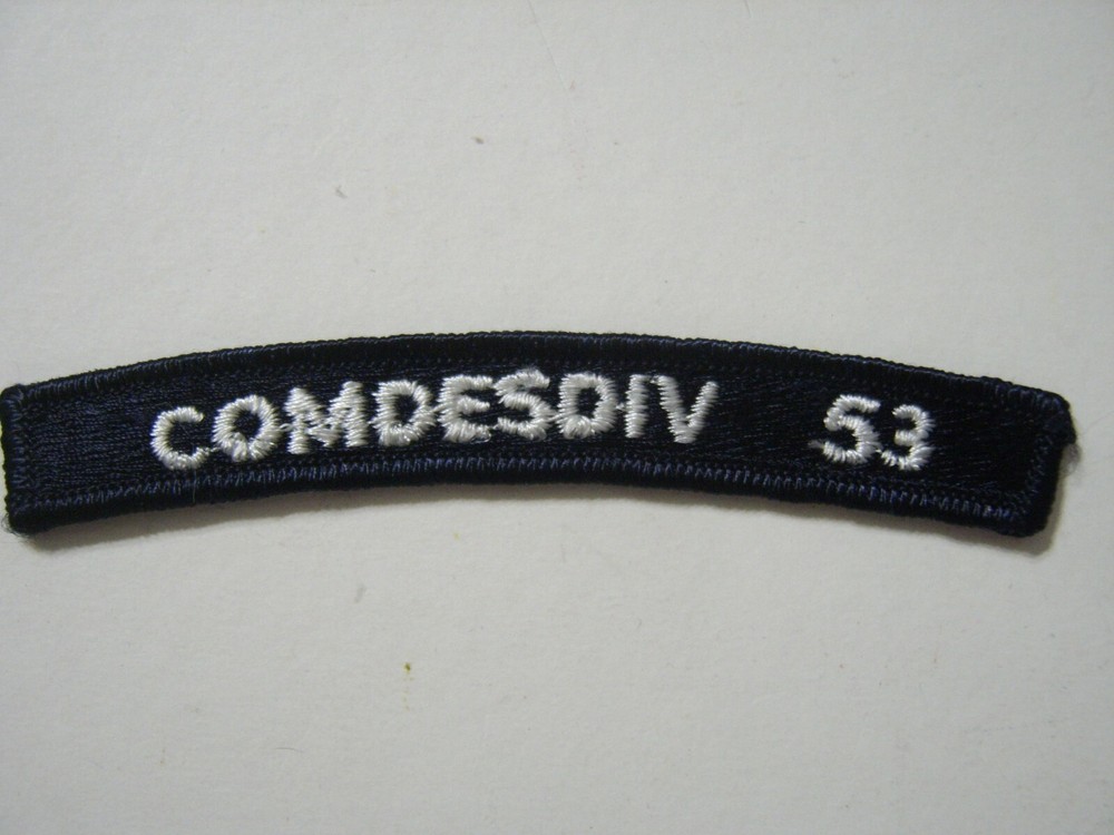 COMDESDIV 53   - NAVY UIM SHOULDER TAB STYLE 2