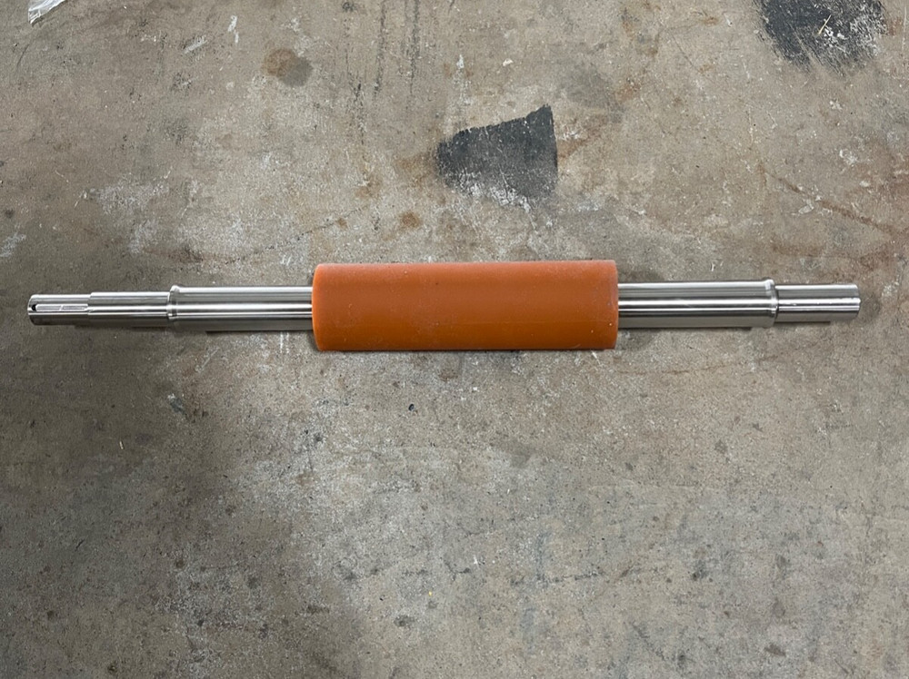 (QTY 2) Printer Platen Roller 201616934 5501785720 Replacement Silver, Orange