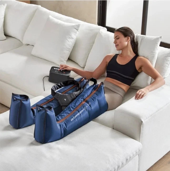 Sharper Image Air Compression Boots Flex Leg Recovery System Large/X-Large