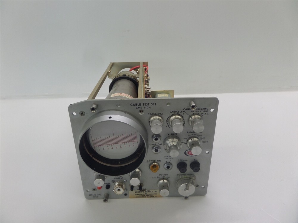 Vintage James Biddle Cable Test Set CME 110 A - Missing Cover