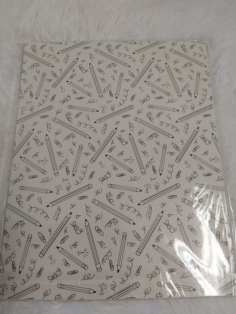 4-Pack Pocket Folders Each One Different Print 12" X 9" BNWT!