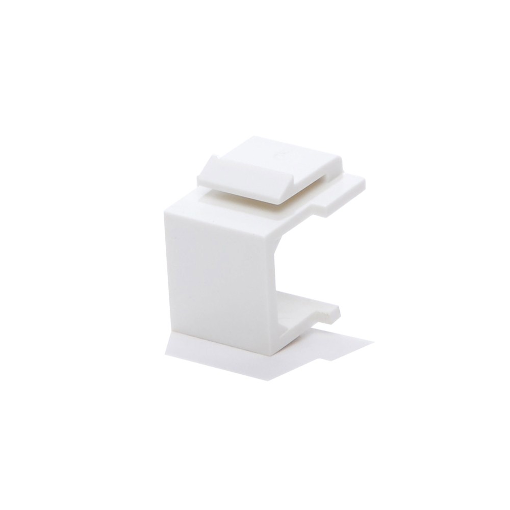 5pcs Snap-in Keystone Blank Insert for Wall Plate White