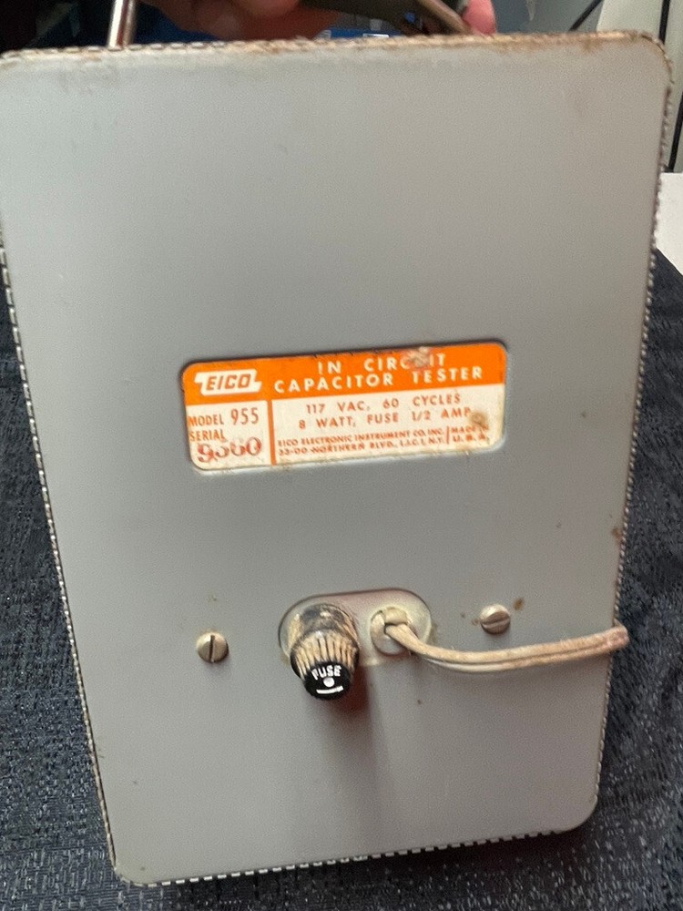 vintage EICO model 955 in circuit capacitor tester