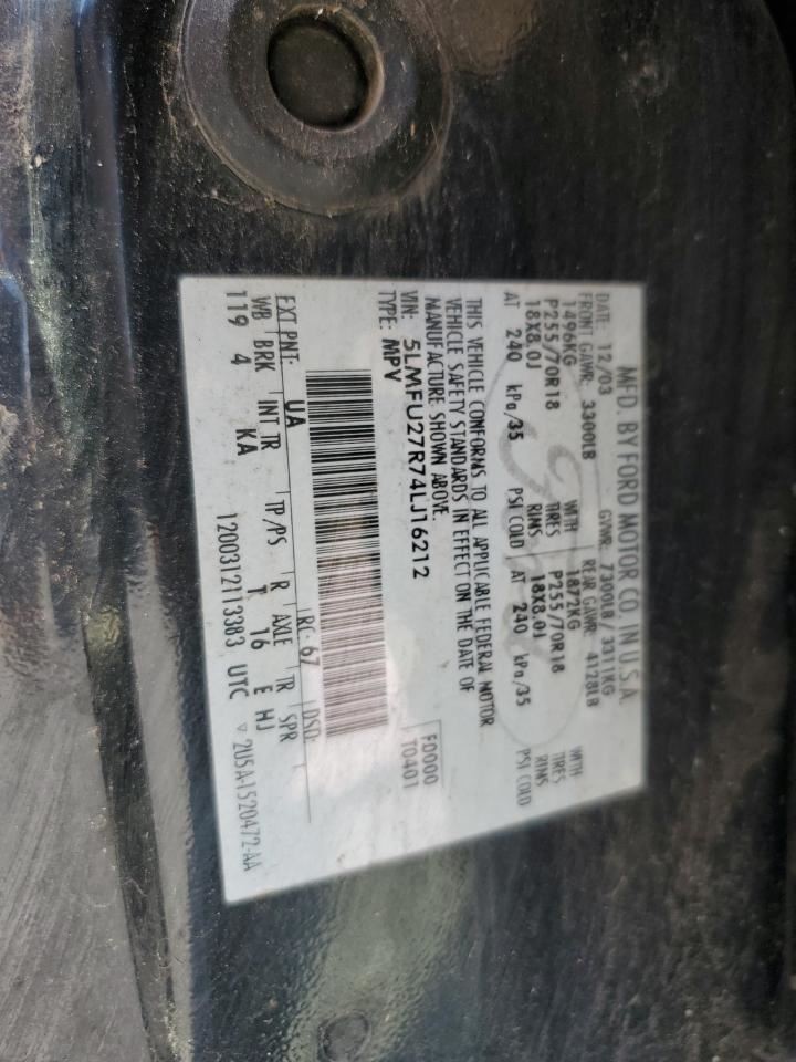 Speedometer Cluster MPH Fits 04 NAVIGATOR 4839652