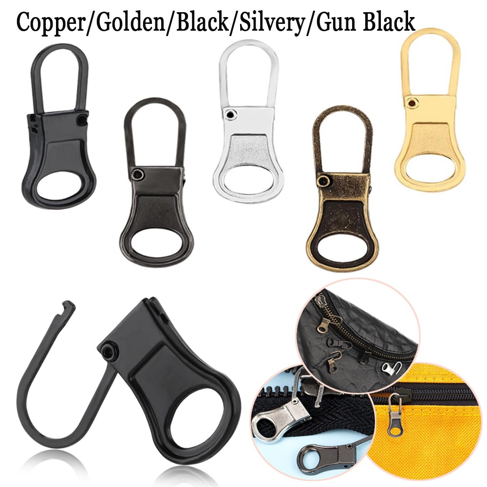 4/20Pcs Instant Zipper Fix Repair Kit Zip Slider Pulls Pullers Replacement Sewing ﻿