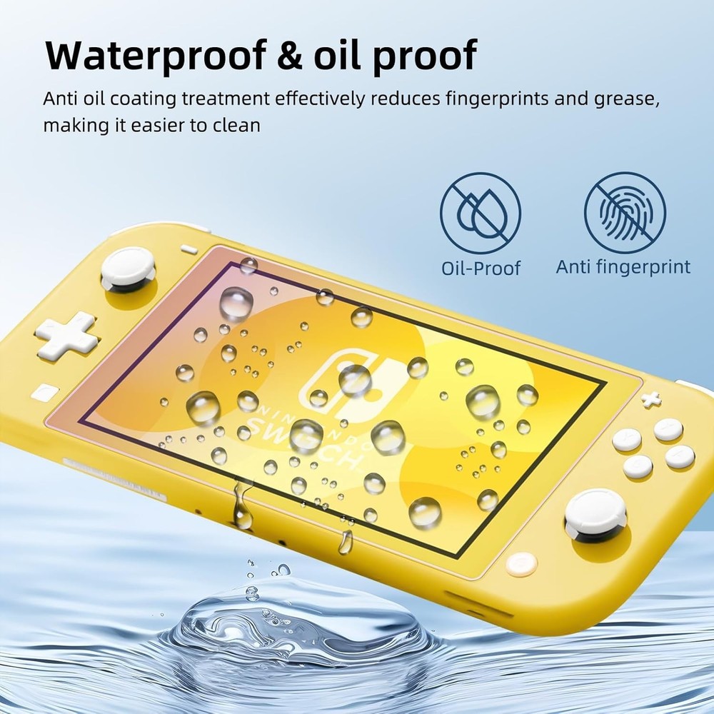 Blue Light Blocking Screen Protectors for Switch Lite 5.5” - 9H Hardness