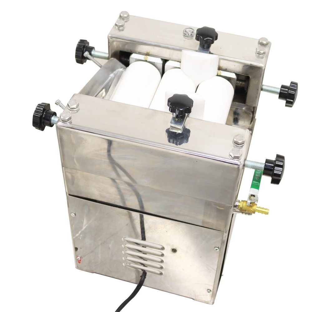 110V 3-Roll Zirconia Ceramic Roll Grinding Machine Laboratory Paste Grinder Mill