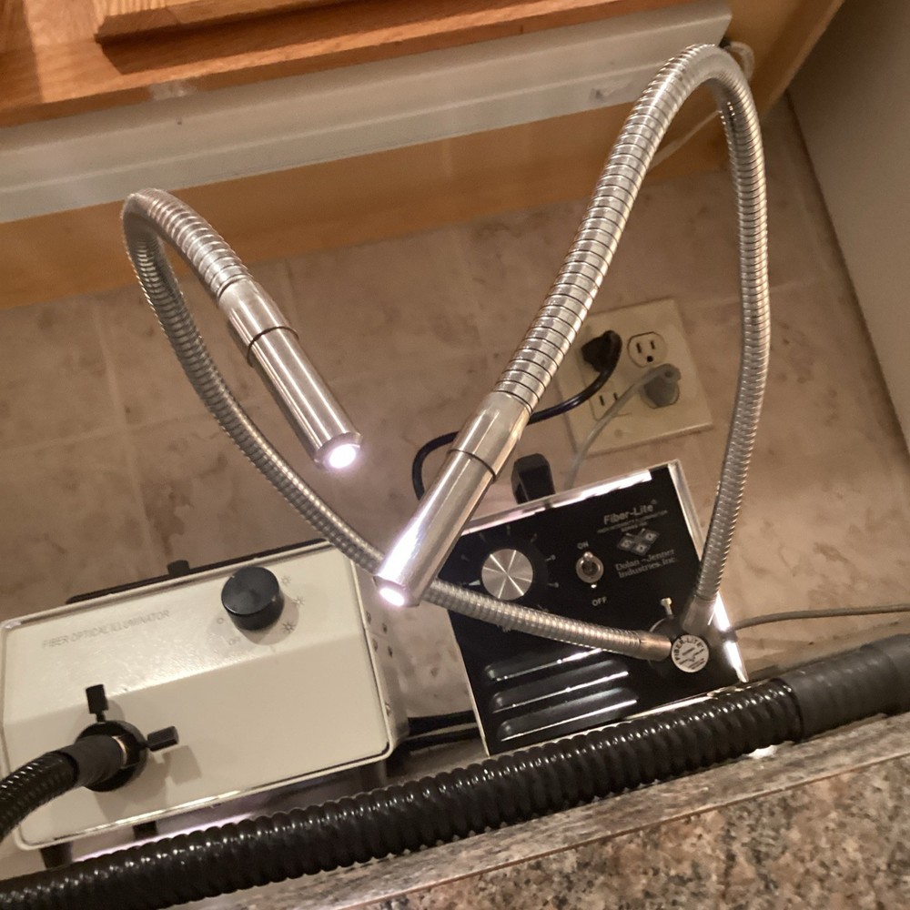 Fibre optic illuminator lot, Dolan Jenner, Unbranded