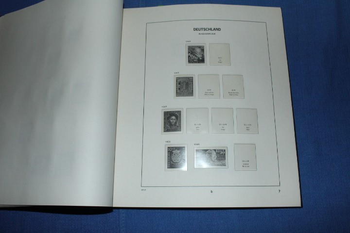 BUND Germany + Berlin DAVO Hingeless binder dustcase BlueLakeStamps Most Useful