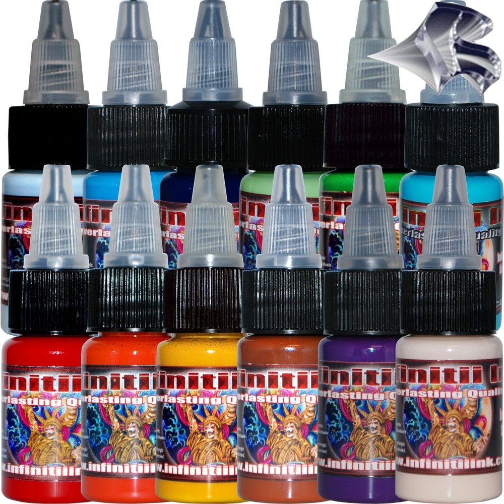 Infinitii Tattoo Ink 1/2oz 12 Color Set #11