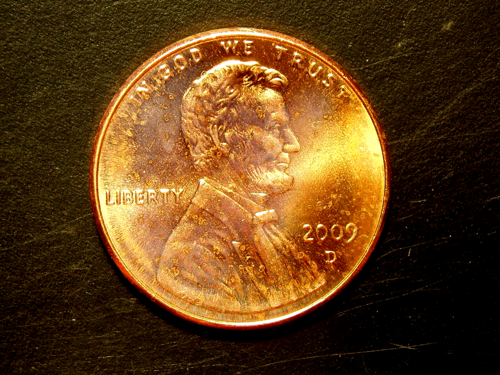 2009-D UNC LINCOLN MEMORIAL CENT #1