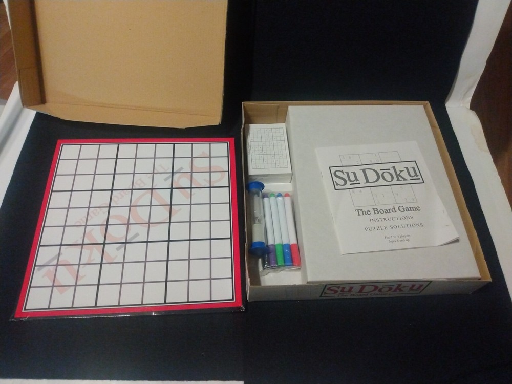 Sudoku Board Game The Original 1-4 Player Version by Pressman 2005 - pre owned