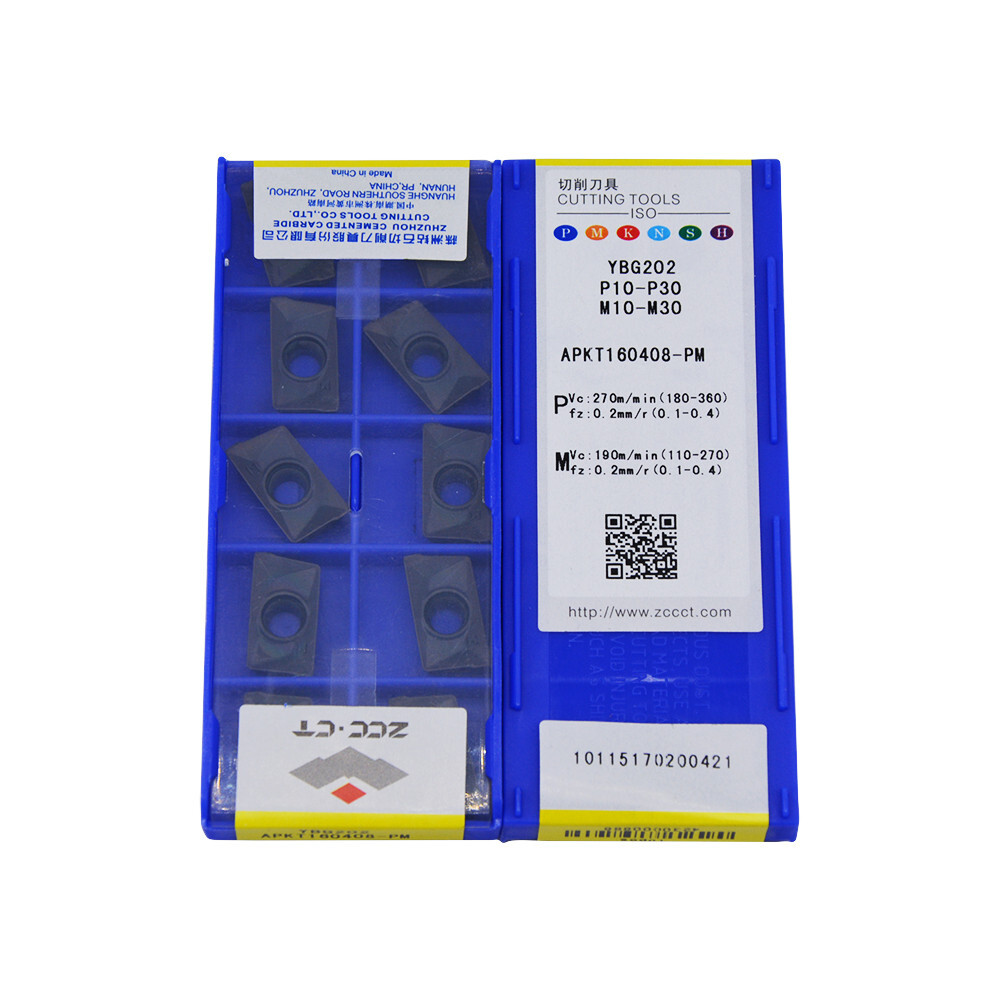 90pcs APKT160408-PM YBG202 CNC Milling Inserts APKT insert