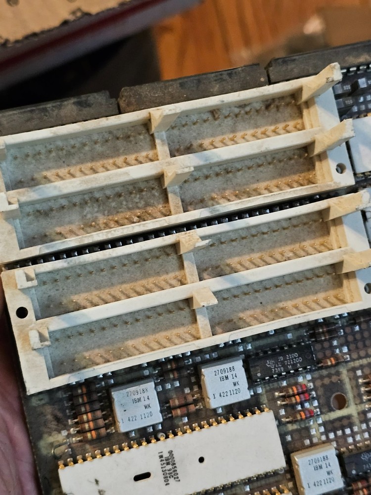 Ceramic Gold Rare Retro Vintage IBM Mainframe Gate Array SLT Module/Board 10x IC