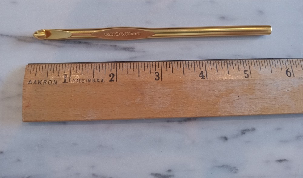 Susan Bates, size J Crochet Hook