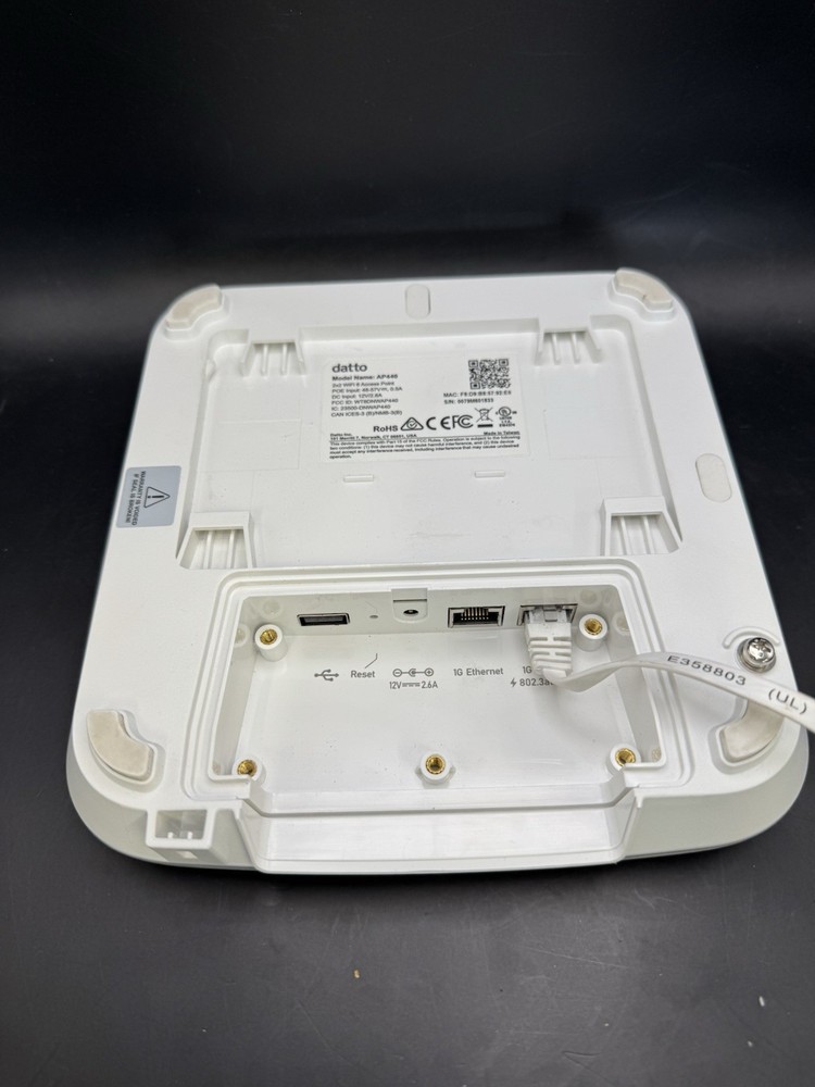 Tested Datto AP440 Cloud-Managed WiFi-6 AP Access Point