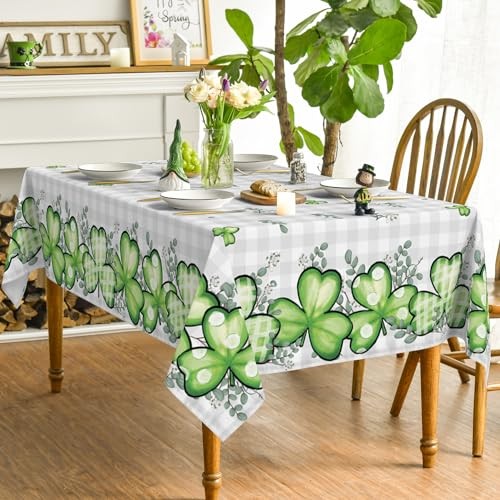 St. Patrick's Day Rectangular Tablecloth 52×70 52" x 70" (Rectangular) Green