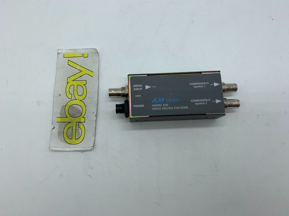 AJA Video Model D4E Serial Digital Encoder No Power Supply FREE SHIPPING