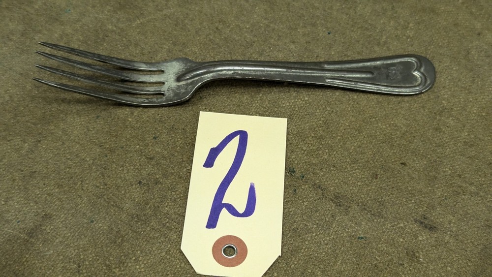 WWI US Army steel mess kit Fork