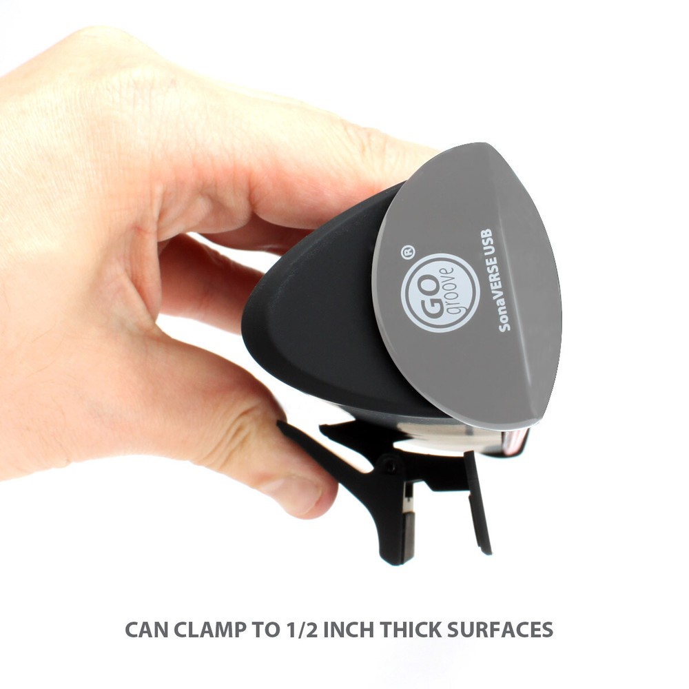 GOgroove SonaVERSE USB Speaker for Laptop Computer (Black)