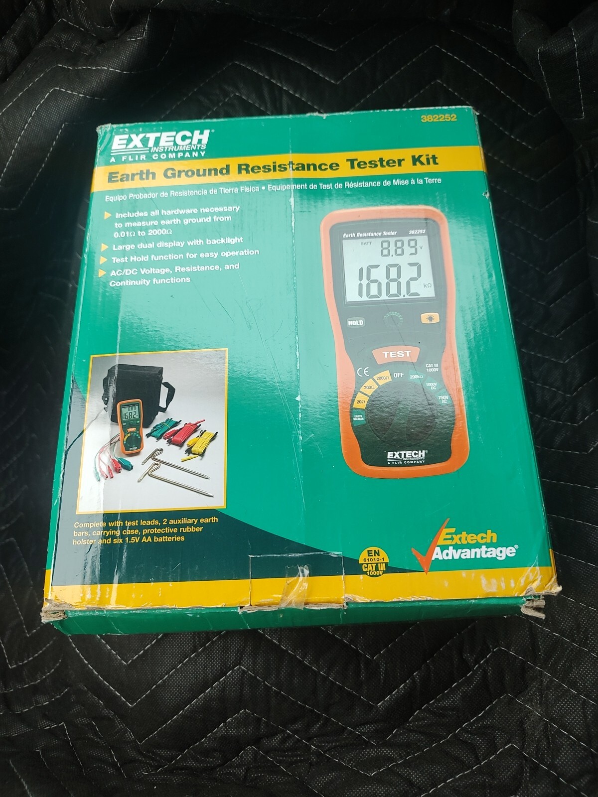 Extech 382252 - Earth Ground Resistance Tester Kit