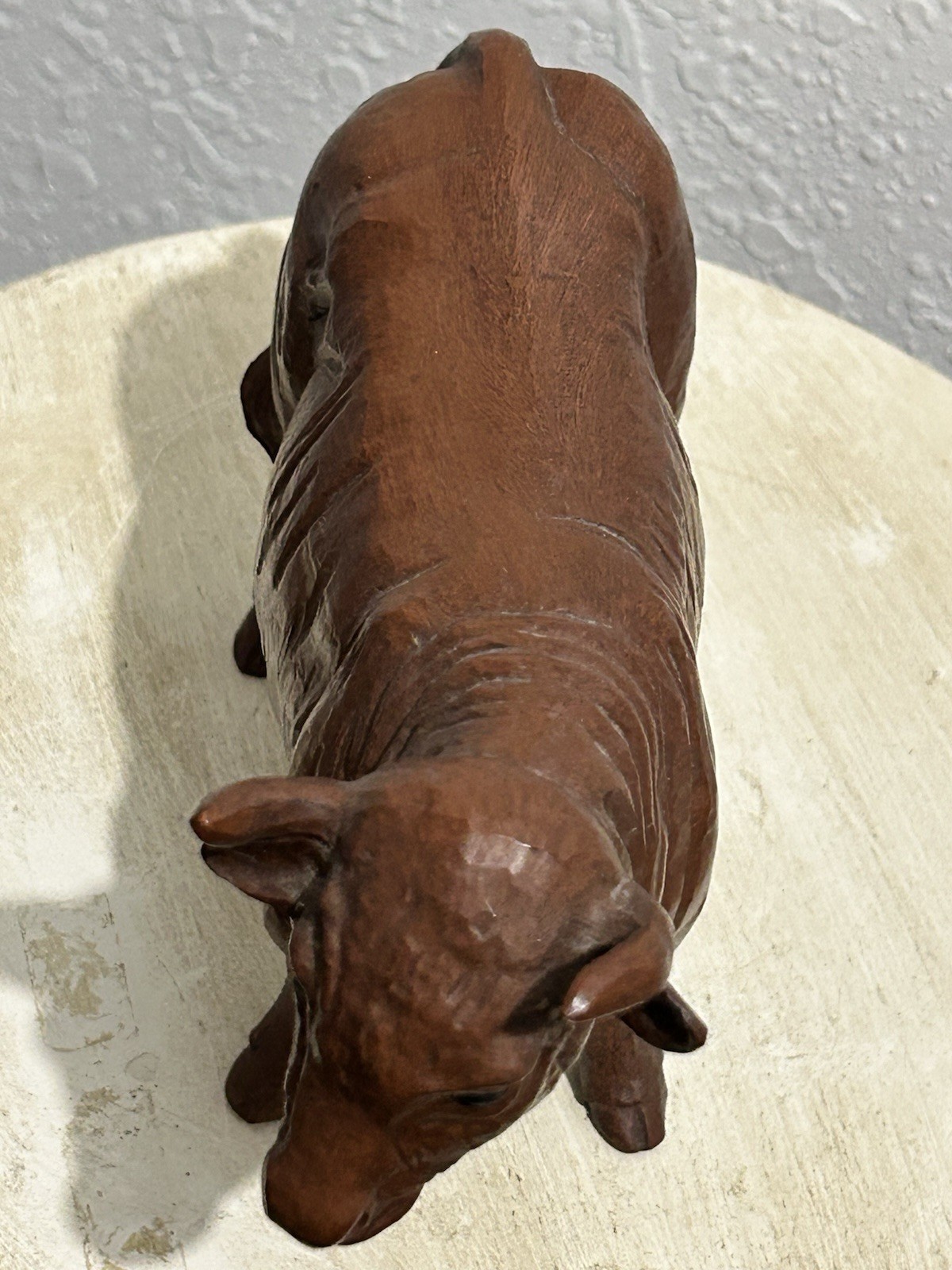 Vintage REDBULL Mfg. 7" Bull Animal Figurine