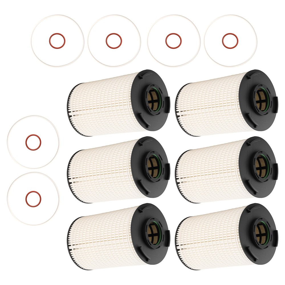 Filter Kit P551088 6Pack for Fleetguard LF17549 MaxxForce Engine Replacement