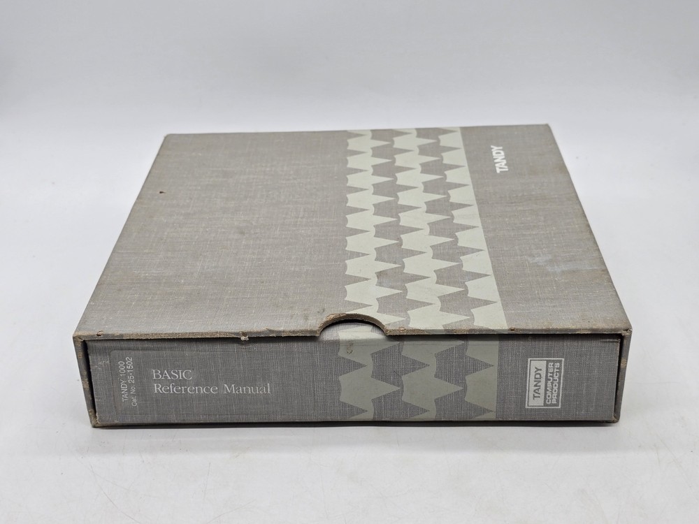 Vintage Tandy 1000 BASIC Reference Manual Cat. No. 25-1502 Computer Products