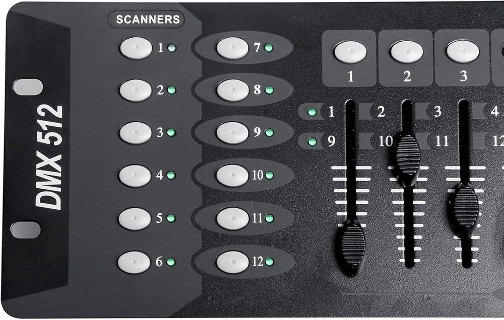 Versatile 192 Channel DMX Controller for Seamless DJ and Stage Lighting Control