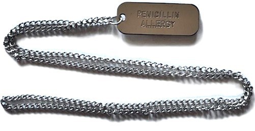 Medical ID Necklaces for emergency visual notification