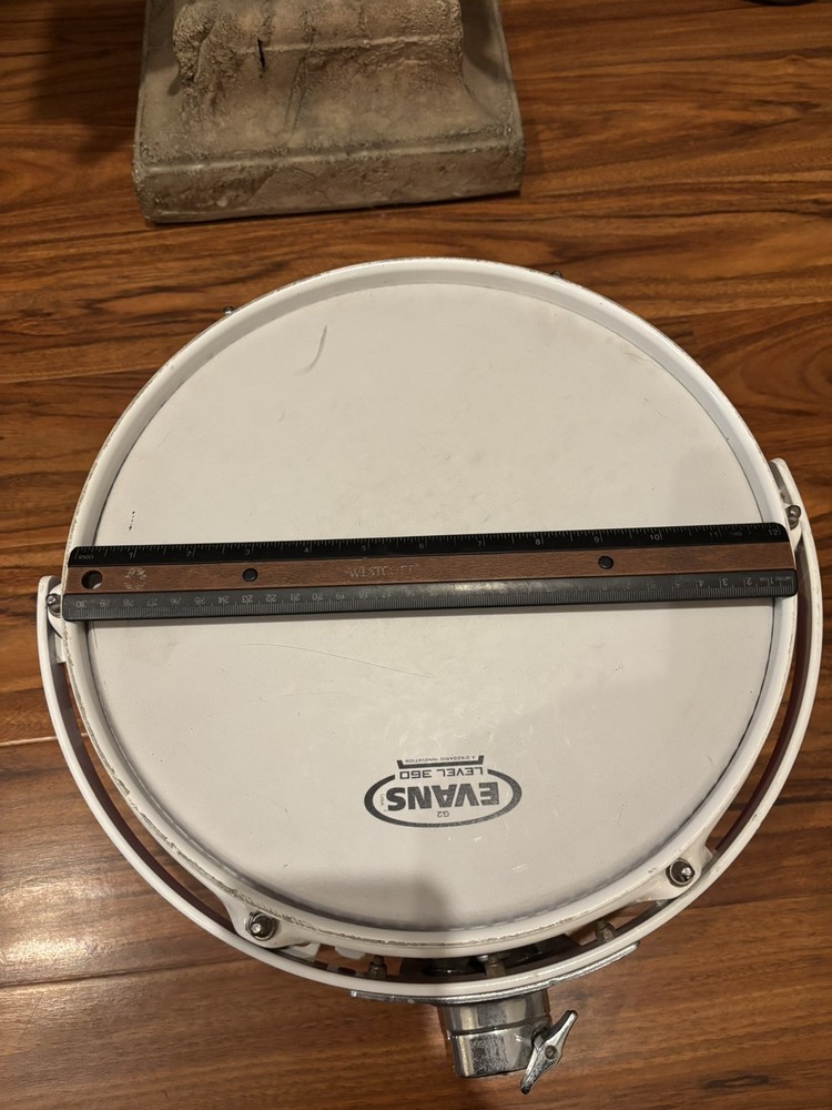 Evans 12" Round Red Drum Drumhead with World Max Drum Support System