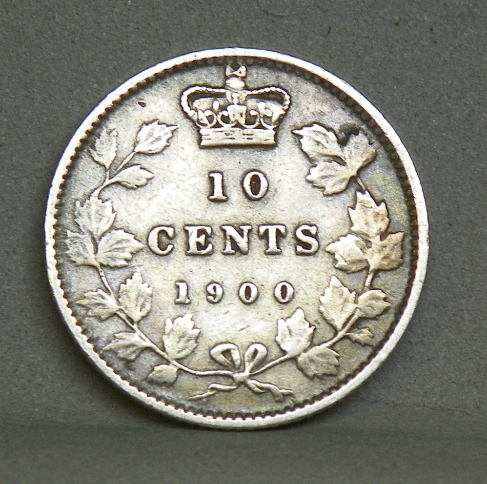 CANADA 1900 10 Cents, Fine