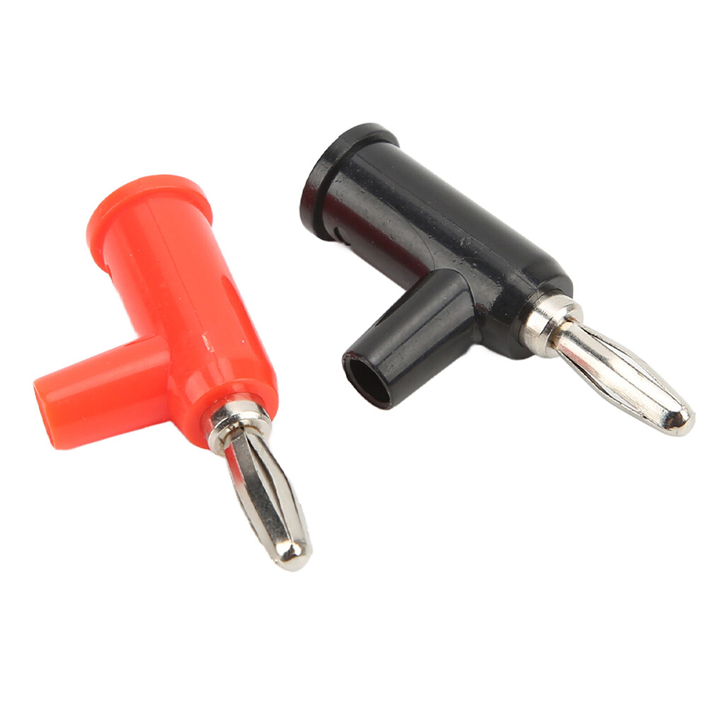 40pcs 4mm Banana Plug Stackable Solderless Banana Plug Connector for Security