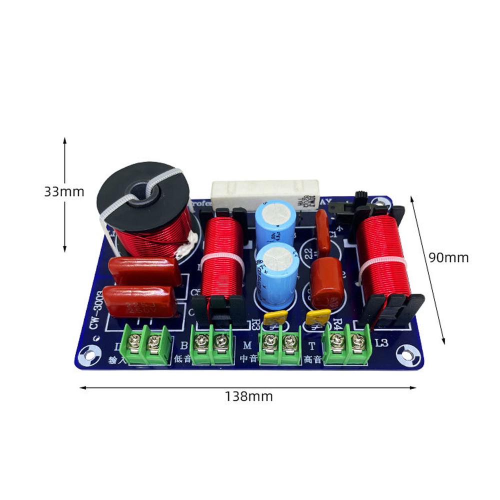 5200Hz-5500Hz Adjustable Speaker Audio CrossoverFilter 2 Way Frequency Divider