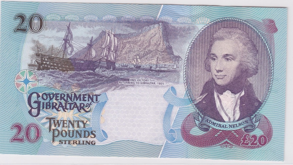 Gibraltar 20 Pounds 2006 UNC