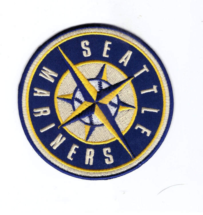 New 4" Seattle Mariners Iron on Patch Free Ship