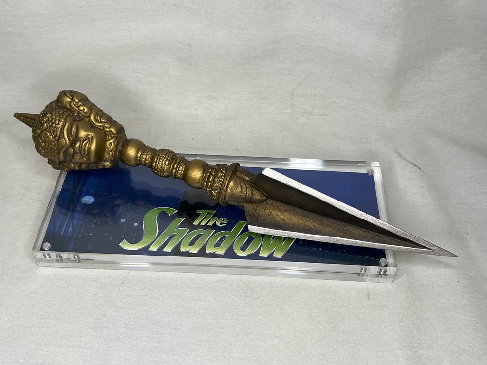 The Shadow, Phurba Dagger, Solid Resin, Display Plaque, Real Prop Replica