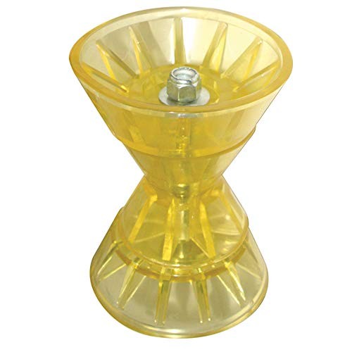 Super Polymer Bow Roller,Yellow 4-Inch