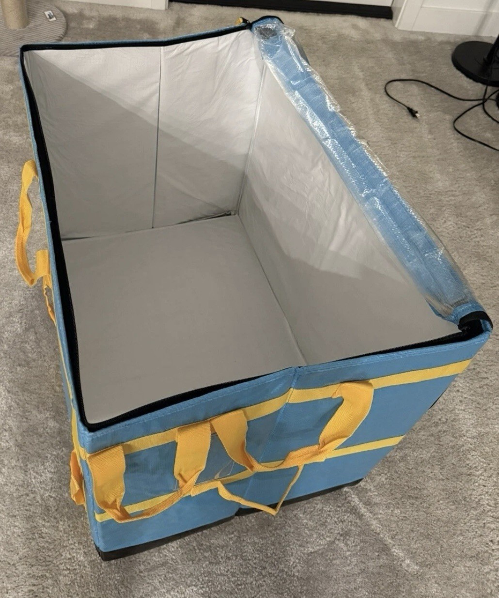 Lot Of 2 Amazon Courier Large Delivery Bag Storages/Delivery Tote (2 Bags)