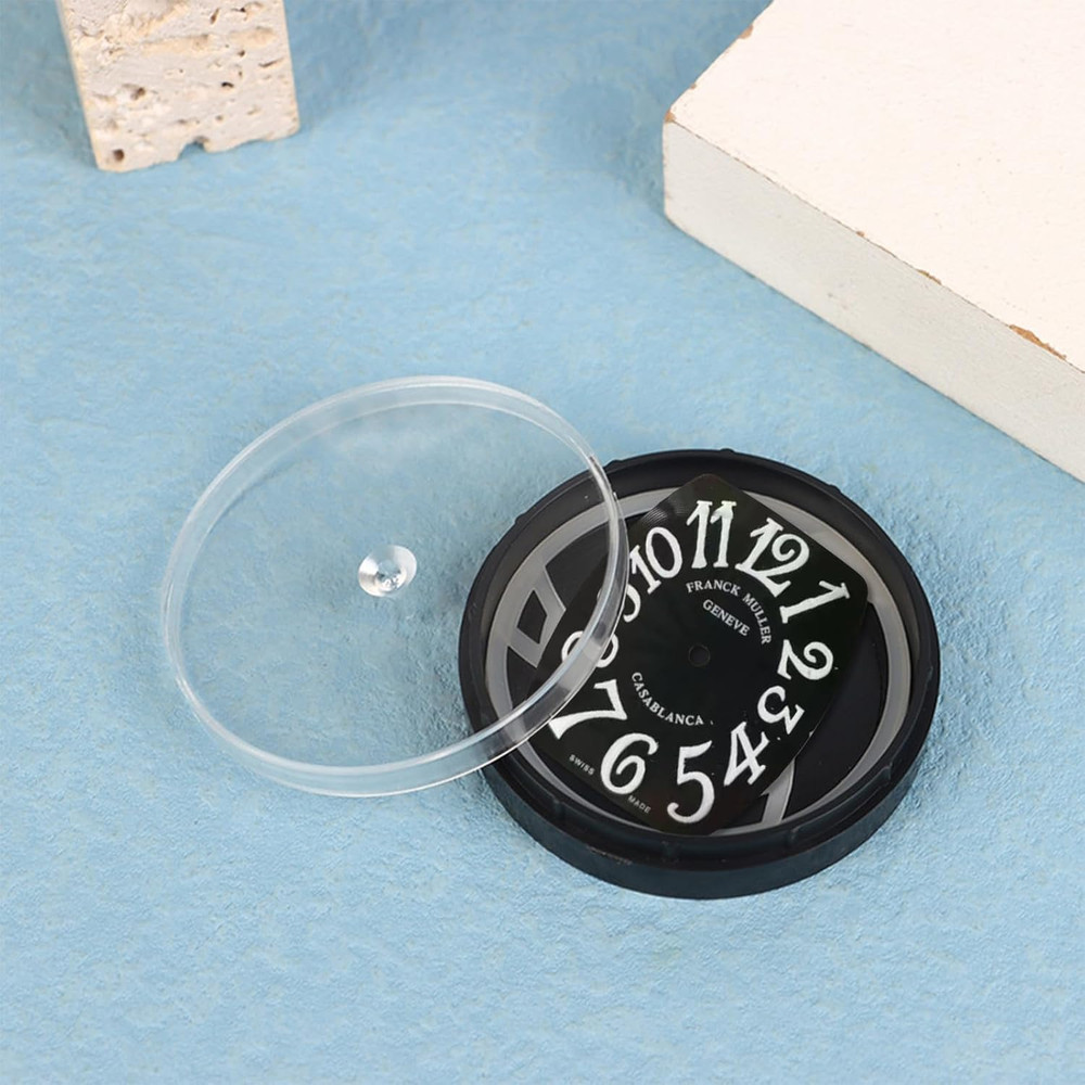 TECHPLUS 2Pcs Portable Watch Storage Box for Watch Dials – Dust and Scratch Prot